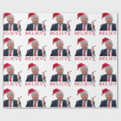 Trump, geloof me niet cadeaupapier (Vlak)