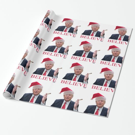 Trump, geloof me niet cadeaupapier (Uitgerold)