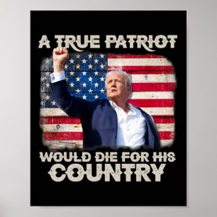 Trump Gemist Me Pennsylvania Bijeenkomst Patriot U Poster