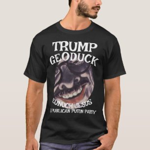 Trump Geoduck Eunuch Jezus Republikeinse Plas Part T-shirt