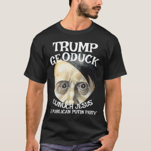 Trump Geoduck Eunuch Jezus Republikeinse Plas Part T-shirt