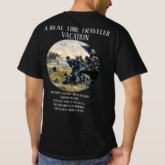 TRUMP GETTYSBURG AMERIKAANSE BURGEROORLOG 20TH MAI T-SHIRT (Achterkant)