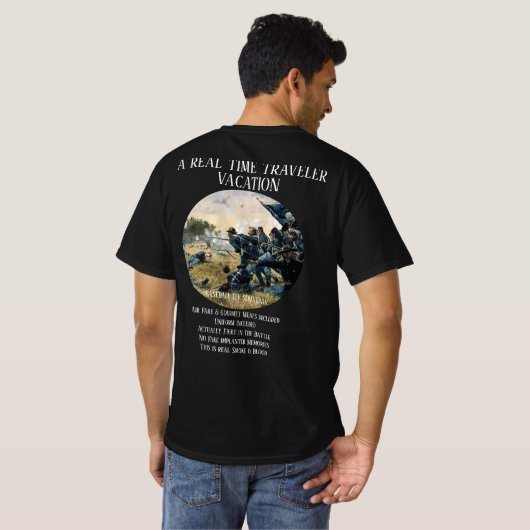 TRUMP GETTYSBURG AMERIKAANSE BURGEROORLOG 20TH MAI T-SHIRT (Achterkant volledig)