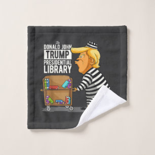 Trump gevangenis presidentiële bibliotheek washandje