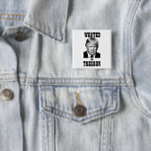 Trump Gewenst Poster Treinde Vierkante Button 5,1 Cm (In situ)