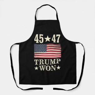 Trump Gewonnen 2024 45 47e President Verenigde Sta Schort