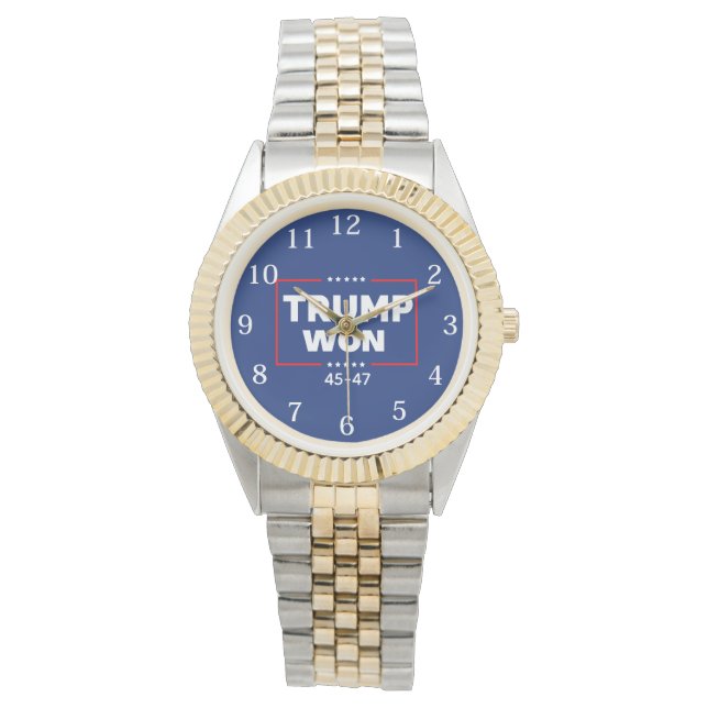 Trump Gewonnen  Horloge (Voorkant)