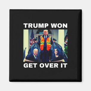 Trump Gewonnen Kom Er Overheen Tee Mega Gewonnen V Magneet