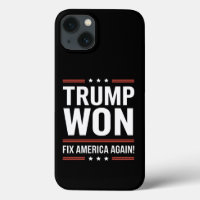 Trump Gewonnen MAGA Trump Winnaar 2024 Repareer Am
