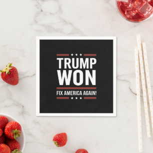 Trump Gewonnen MAGA Trump Winnaar 2024 Repareer Am Servet