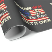 Trump Gewonnen Wij Het Volk Kom Er Overheen Inaugu Cadeaupapier (Rol Hoek)