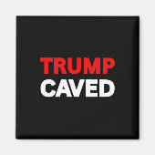 Trump gezwicht voor importheffingen en handelsoorl magneet (Voorkant)