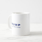 Trump Gift Koffiemok (Voorkant links)