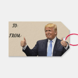Trump Gift Labels Cadeaulabel