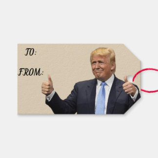 Trump Gift Labels Cadeaulabel