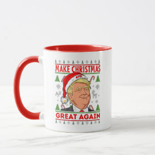 Trump Gift Mok, Donald Trump Vrolijk Kerstfeest Mok