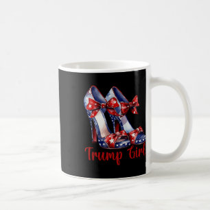 Trump Girl High Heel Stilettos Amerikaanse vlag Tr Koffiemok