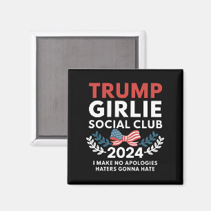 Trump Girlie Coquette Sociale Club Boog Verkiezing Magneet