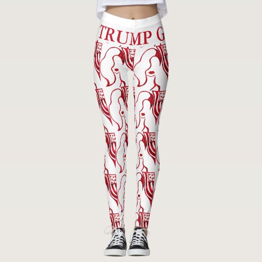 TRUMP GIRLS ROCK! LEGGINGS (Voorkant)