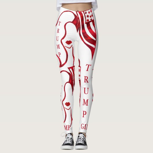 TRUMP GIRLS ROCK! LEGGINGS (Voorkant)