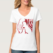 TRUMP GIRLS ROCK! T-SHIRT (Voorkant)