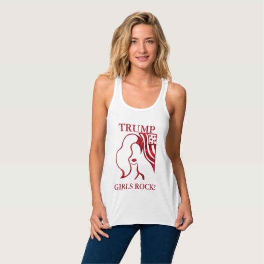TRUMP GIRLS ROCK! T-Shirt (Volledige Voorkant)
