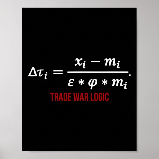 Trump Global Reciprocal Formula Tariffs Shirt - TA Poster (Voorkant)