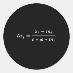 Trump Global wederzijdse formule tarieven politiek Ronde Sticker