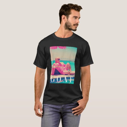 Trump GOA Zomer 2024 Retro Funny Pink Donald Trum T-shirt (Voorkant volledig)