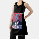 Trump GOAT Election 2024 Republikeinse Vintage Schort (Insitu)