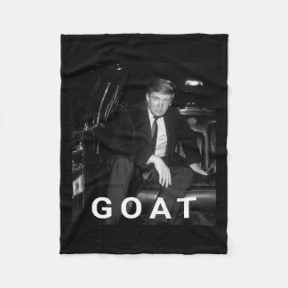 Trump Goat Republikeinse Conservatieve Gift Trump Fleece Deken