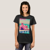 Trump Goat Shirt Zomer 2024 Retro Funny Pink Dona (Voorkant volledig)