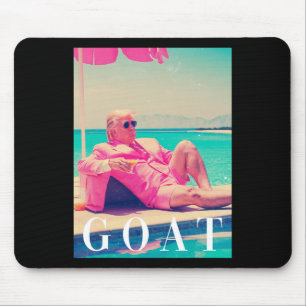 Trump Goat Shirt Zomer 2024 Retro Funny Pink Dona Muismat