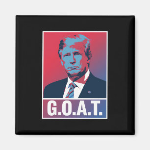 Trump GOAT Verkiezing 2024 Republikeins Vintage Magneet