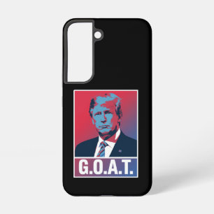 Trump GOAT Verkiezing 2024 Republikeins Vintage Samsung Galaxy Hoesje
