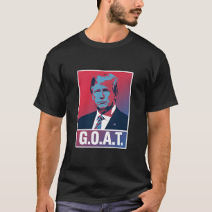 Trump GOAT Verkiezing 2024 Republikeins Vintage T-shirt