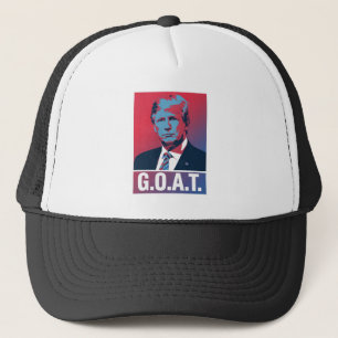 Trump GOAT Verkiezing 2024 Republikeins Vintage Trucker Pet