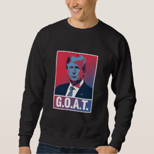 Trump GOAT Verkiezing 2024 Republikeins Vintage Trui