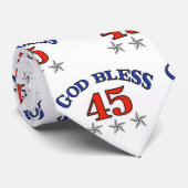 Trump God Bless 45 Stropdas (Opgerold)
