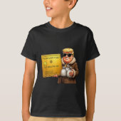 Trump Golden Kaart Visa, koop je weg in Funny Gold T-shirt (Voorkant)