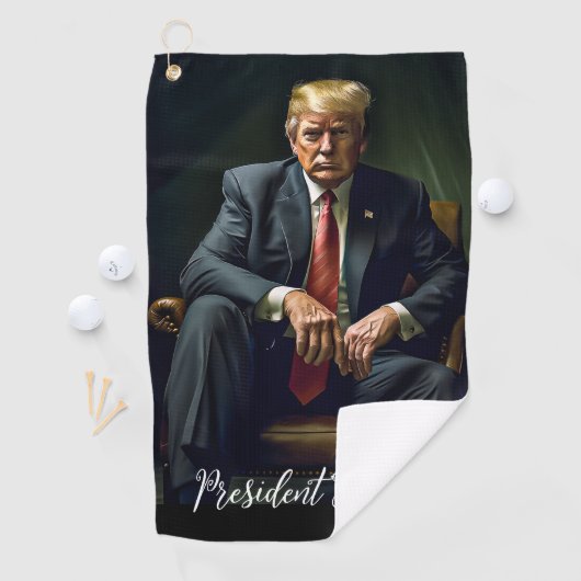 Trump Golf Golfhanddoek (Insitu)