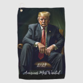 Trump Golf Golfhanddoek (Voorkant)