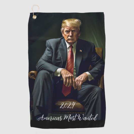 Trump Golf Golfhanddoek (Voorkant)