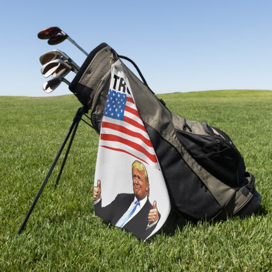 TRUMP GOLF TOWEL PATRIOTIEK GOLFHANDDOEK (Groen)
