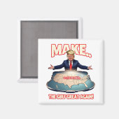 Trump Golf van Amerika Grappige Golf van Mexico VS Magneet (Voorkant / Achterkant)
