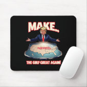 Trump Golf van Amerika Grappige Golf van Mexico VS Muismat (Met muis)