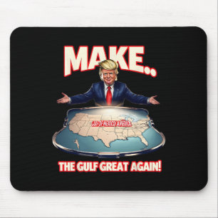 Trump Golf van Amerika Grappige Golf van Mexico VS Muismat