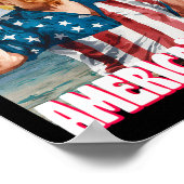 Trump Golf van Amerika Grappige Golf van Mexico VS Poster (Hoek)