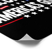 Trump Golf van Amerika Grappige Golf van Mexico VS Poster (Hoek)