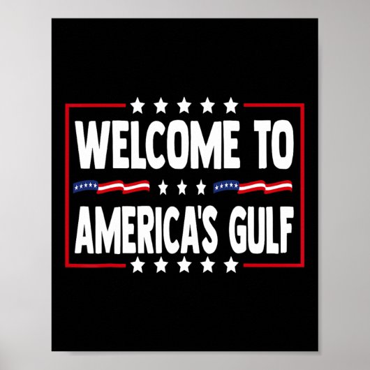 Trump Golf van Amerika Grappige Golf van Mexico VS Poster (Voorkant)